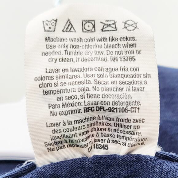 Grizzly Bear Blue Graphic T-Shirt with Salesforce Logo on back Crewneck Men's S - Picture 5 of 5